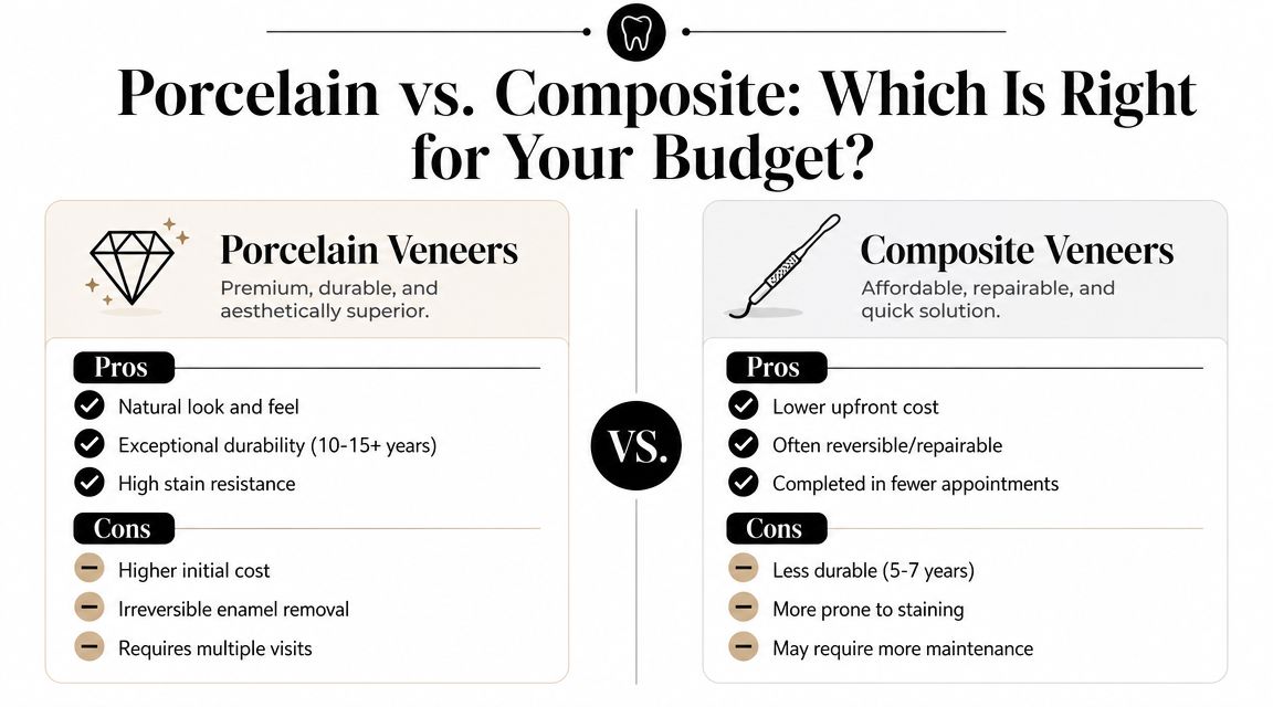 Porcelain vs Composite Which Is Right for Your Budget